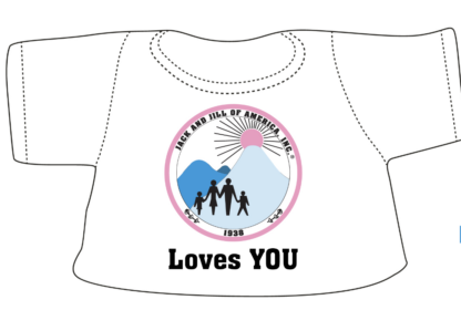 Custom Printing 8" White T-Shirt - Jasmine